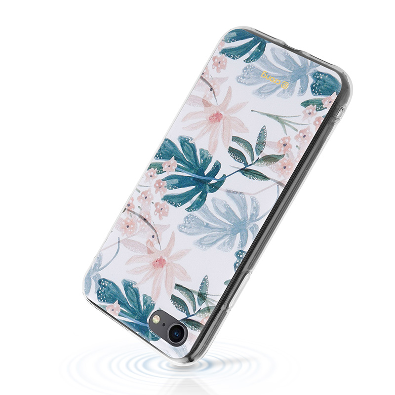 Crong Flower Case – Etui iPhone SE (2022/2020) / 8 / 7 (wzór 01)