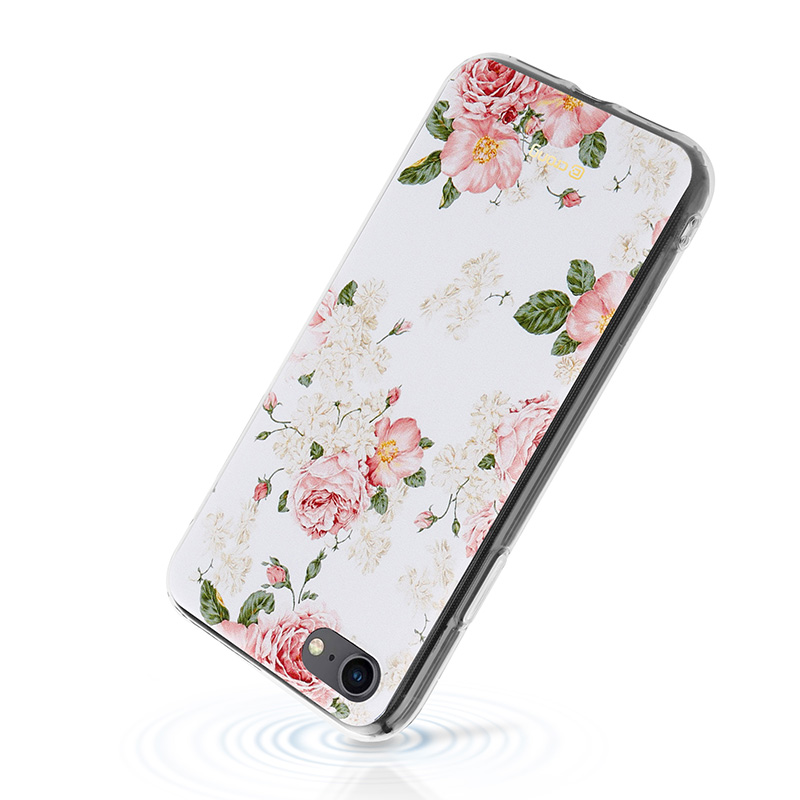 Crong Flower Case – Etui iPhone SE (2022/2020) / 8 / 7 (wzór 02)
