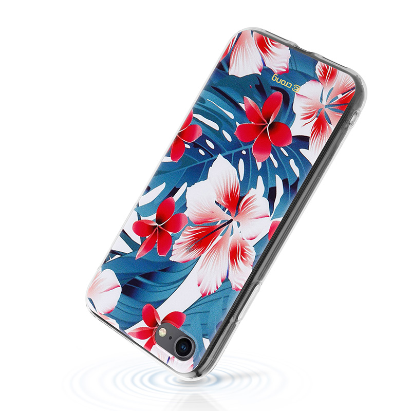 Crong Flower Case – Etui iPhone SE (2022/2020) / 8 / 7 (wzór 03)