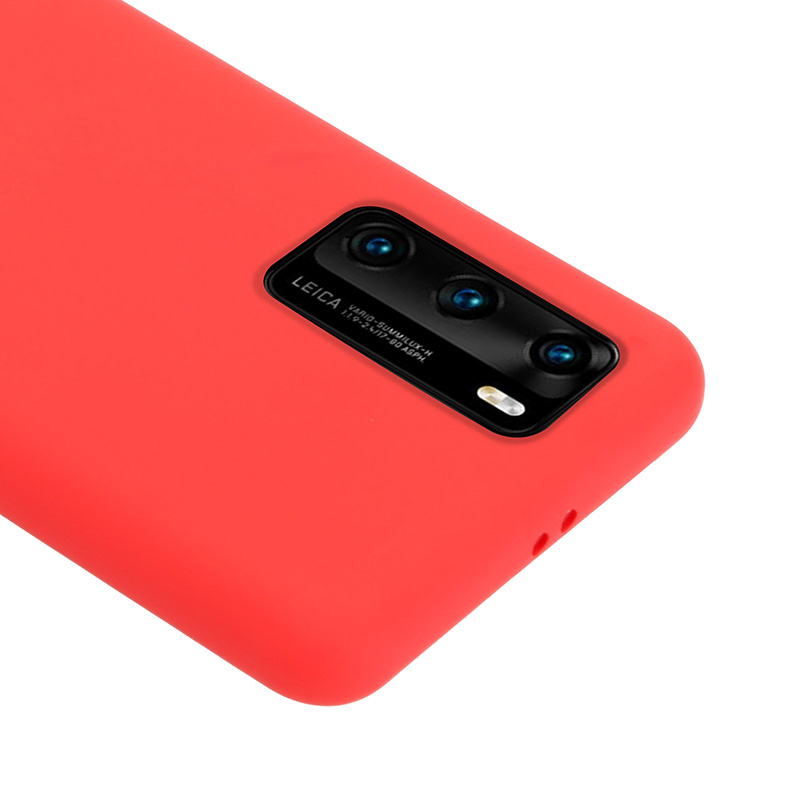 Crong Color Cover - Etui Huawei P40 (czerwony)