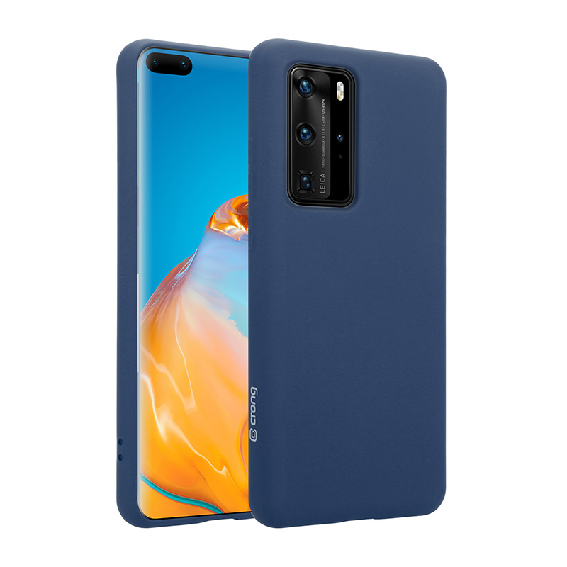 Crong Color Cover - Etui Huawei P40 Pro (niebieski)