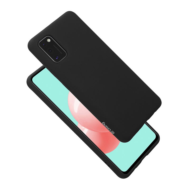 Crong Color Cover - Etui Samsung Galaxy A41 (czarny)