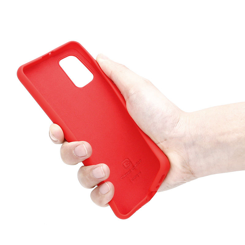 Crong Color Cover - Etui Samsung Galaxy A41 (czerwony)
