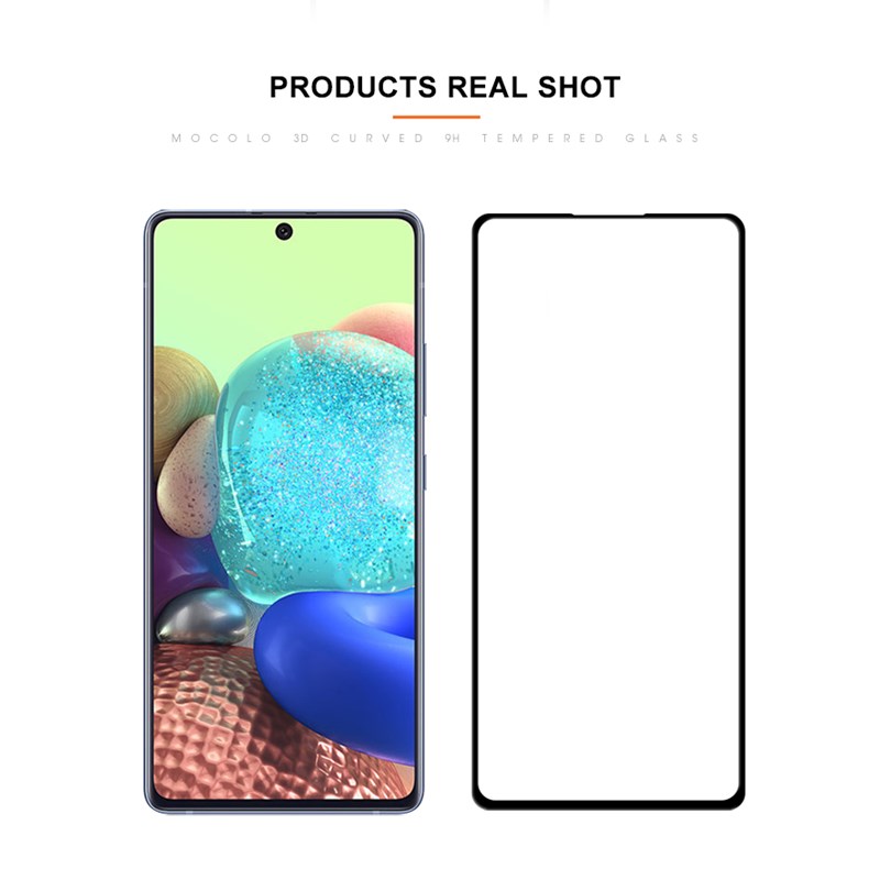 Mocolo 3D 9H Full Glue - Szkło ochronne na cały ekran Samsung Galaxy A71 / Note 10 Lite (Black)