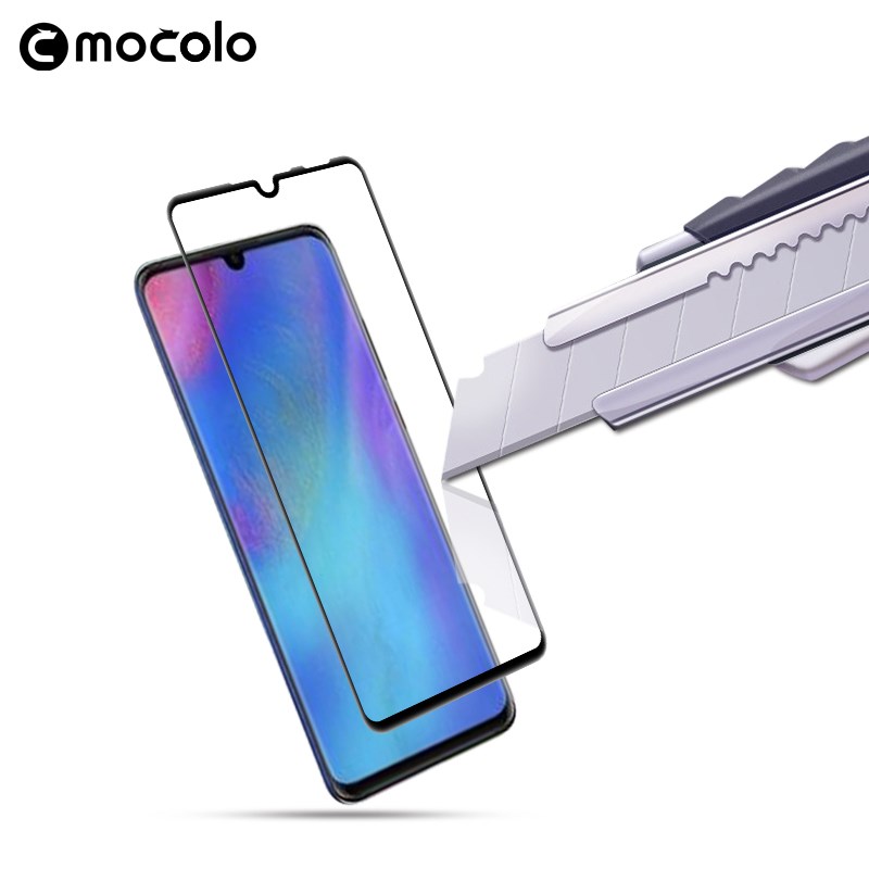 Mocolo 3D 9H Full Glue - Szkło ochronne na cały ekran Huawei P30 Lite (Black)