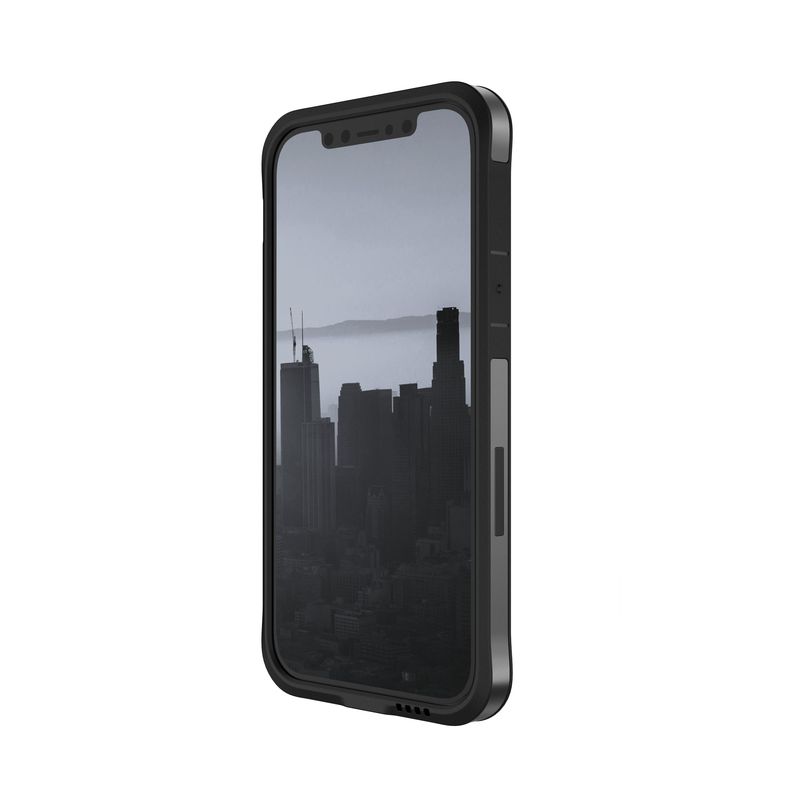 X-Doria Raptic Edge - Etui aluminiowe iPhone 12 Pro Max (Drop test 3m) (Black)
