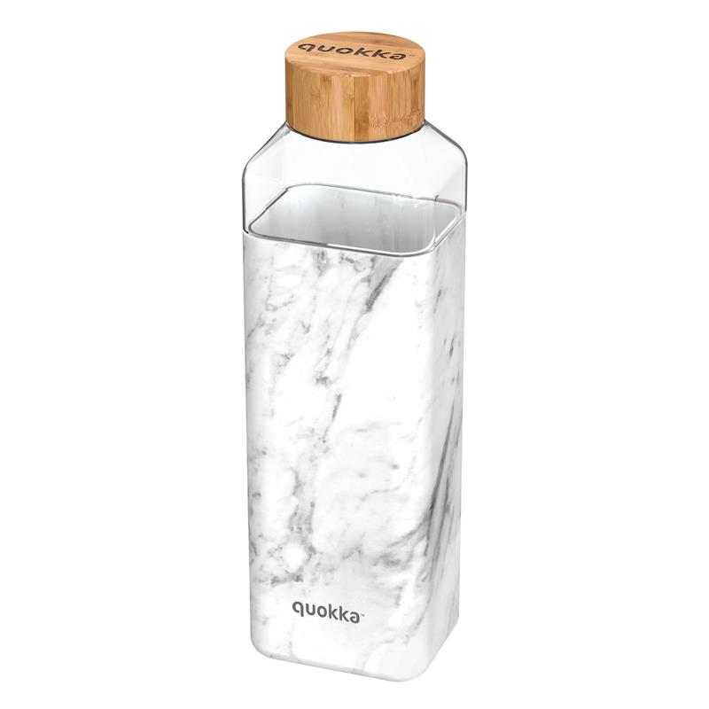 Quokka Storm - Butelka na wodę ze szkła 700 ml (Marble)