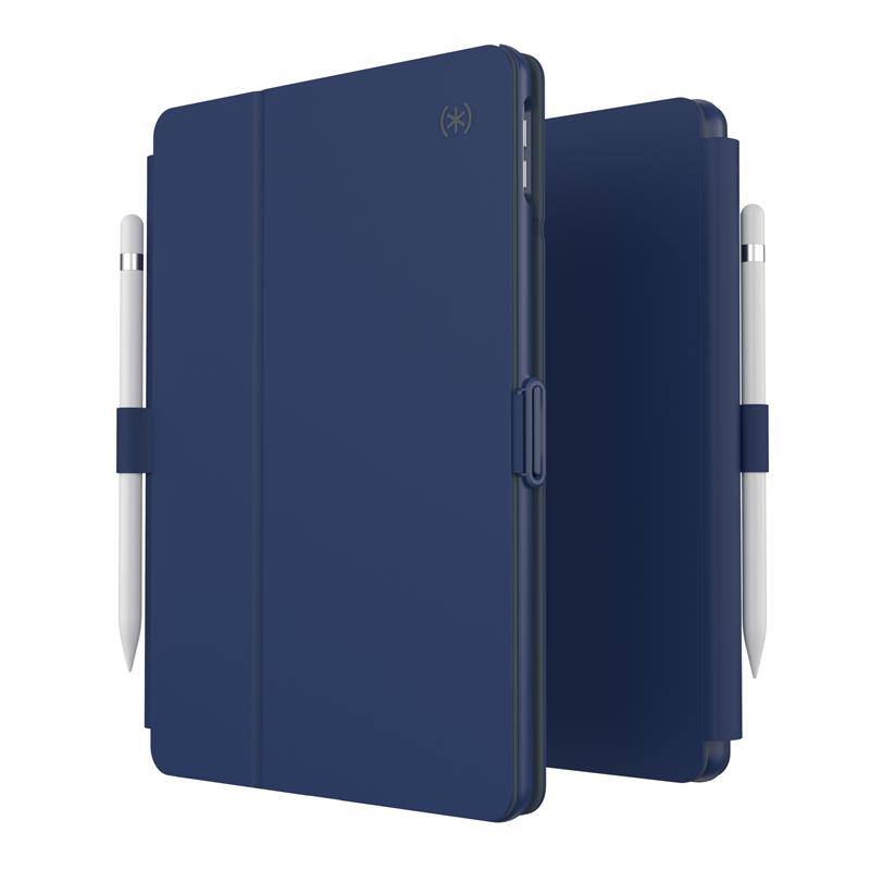 Speck Balance Folio - Etui iPad 10.2” 9 (2021) / 8 (2020) / 7 (2019) z powłoką MICROBAN (Coastal Blue/Charcoal Grey)