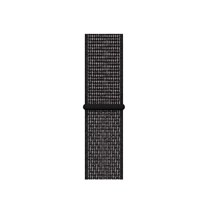 Crong Reflex - Pasek sportowy do Apple Watch 42/44/45 mm (czarny)