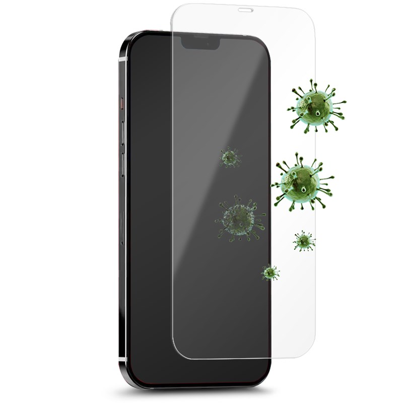 PURO Anti-Bacterial Szkło ochronne hartowane z ochroną antybakteryjną na ekran iPhone 12 Pro Max