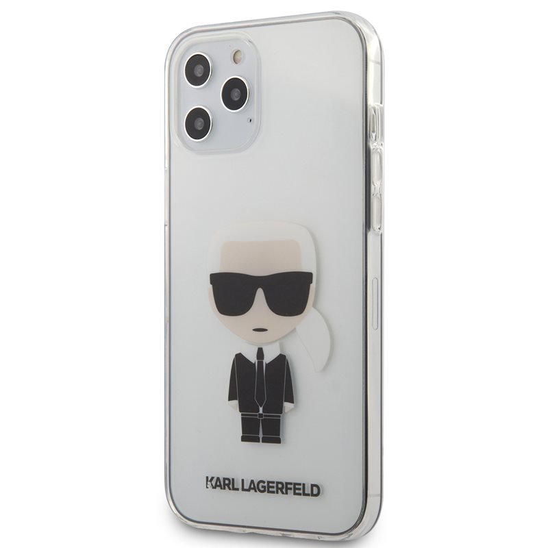 Karl Lagerfeld Ikonik - Etui iPhone 12 Pro Max (przezroczysty)