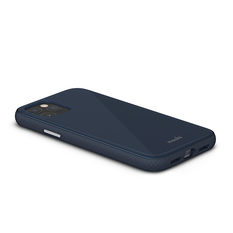 Moshi iGlaze - Etui iPhone 12 / iPhone 12 Pro (system SnapTo) (Midnight Blue)