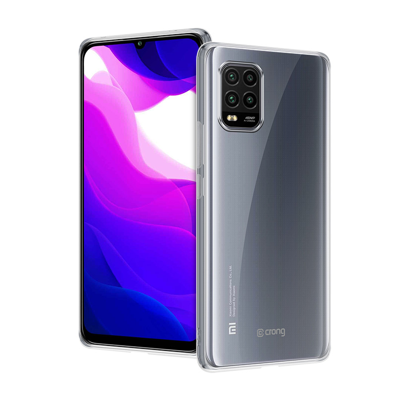 Crong Crystal Slim Cover - Etui Xiaomi Mi 10 Lite (przezroczysty)