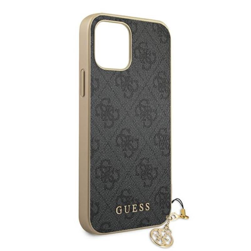 Guess 4G Charms Collection - Etui iPhone 12 Pro Max (szary)