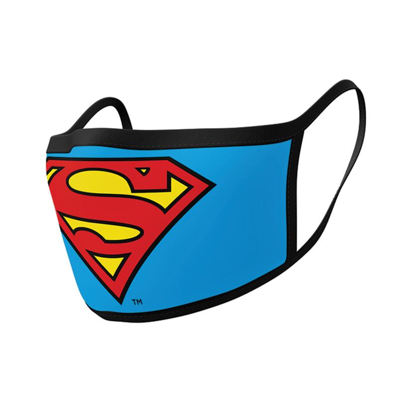 Superman - Maseczka ochronna 2 sztuki, 3 warstwy filtrujące