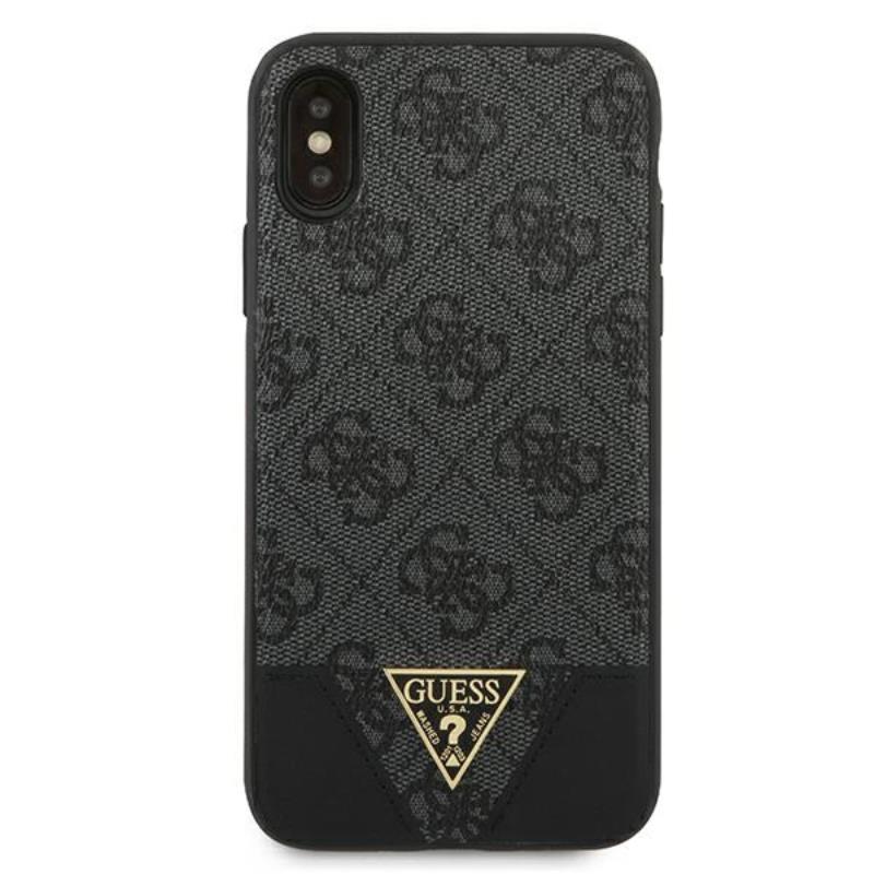 Guess 4G Triangle Collection - Etui iPhone Xs Max (szary)