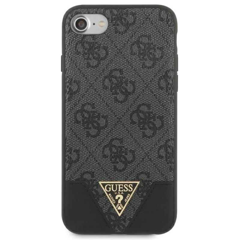 Guess 4G Triangle Collection - Etui iPhone SE / 8 / 7 (szary)