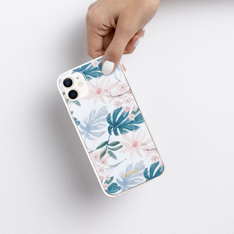 Crong Flower Case - Etui iPhone 12 Mini (wzór 01)