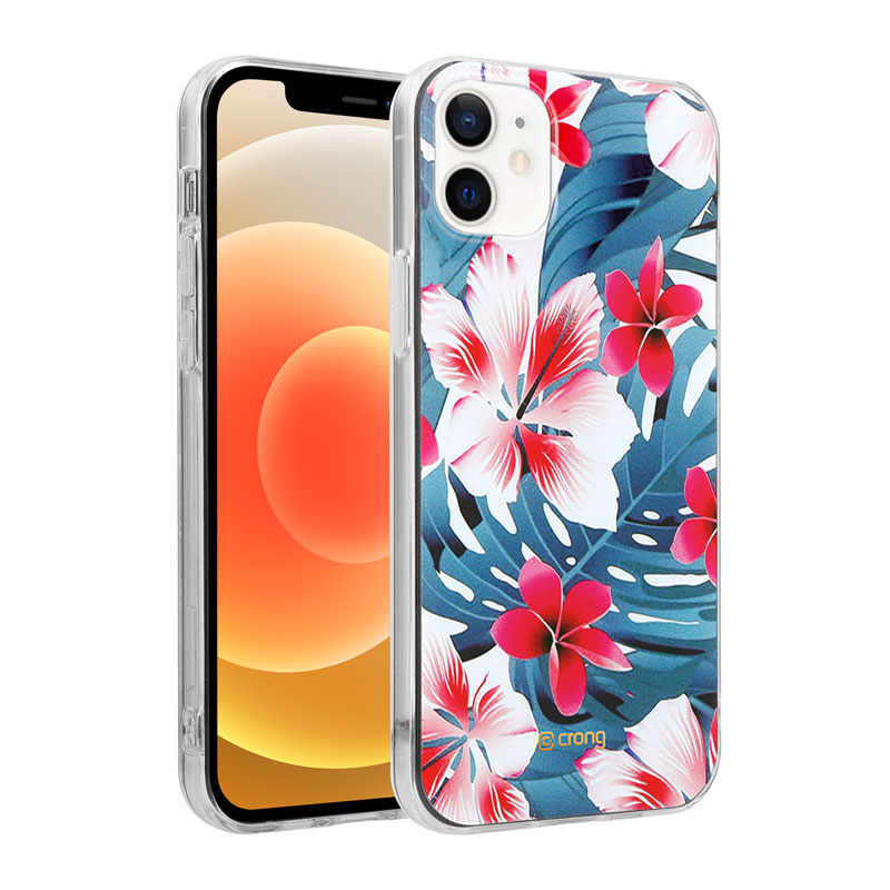 Crong Flower Case - Etui iPhone 12 Mini (wzór 03)