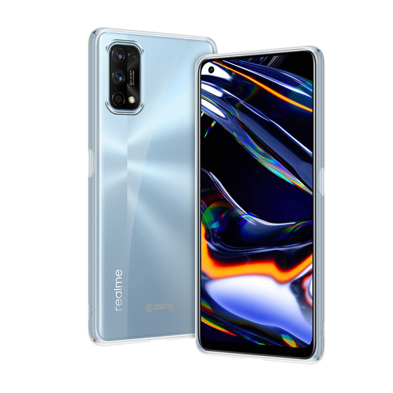 Crong Crystal Slim Cover - Etui Realme 7 Pro (przezroczysty)
