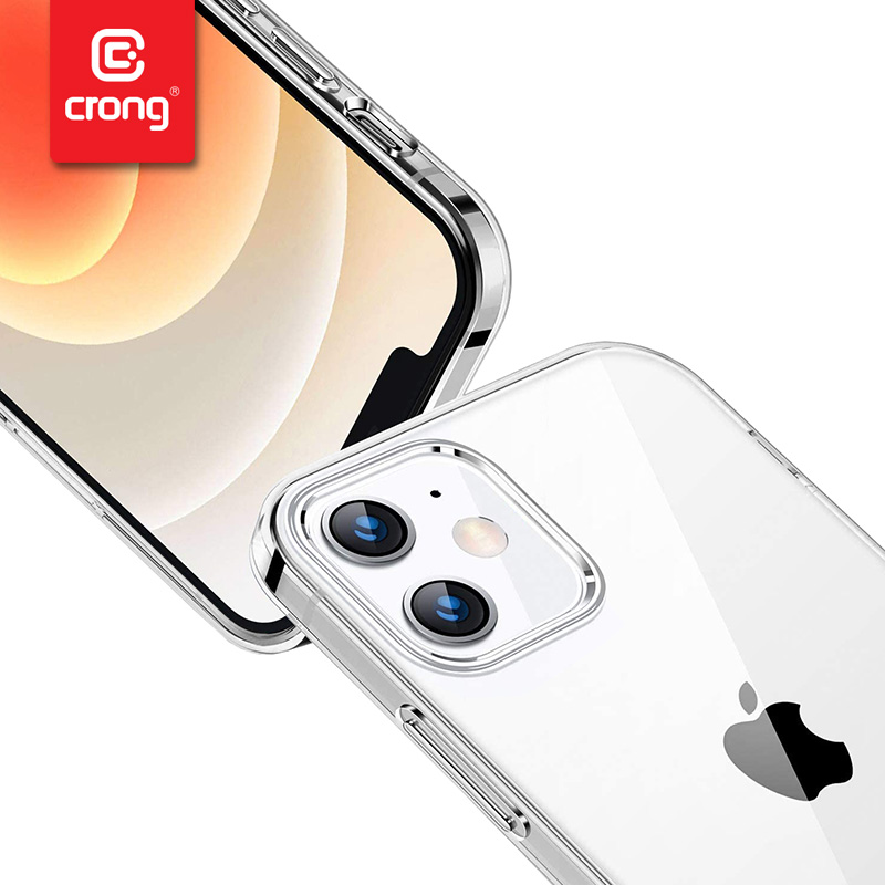 Crong Crystal Slim Cover - Etui iPhone 12 / iPhone 12 Pro (przezroczysty)