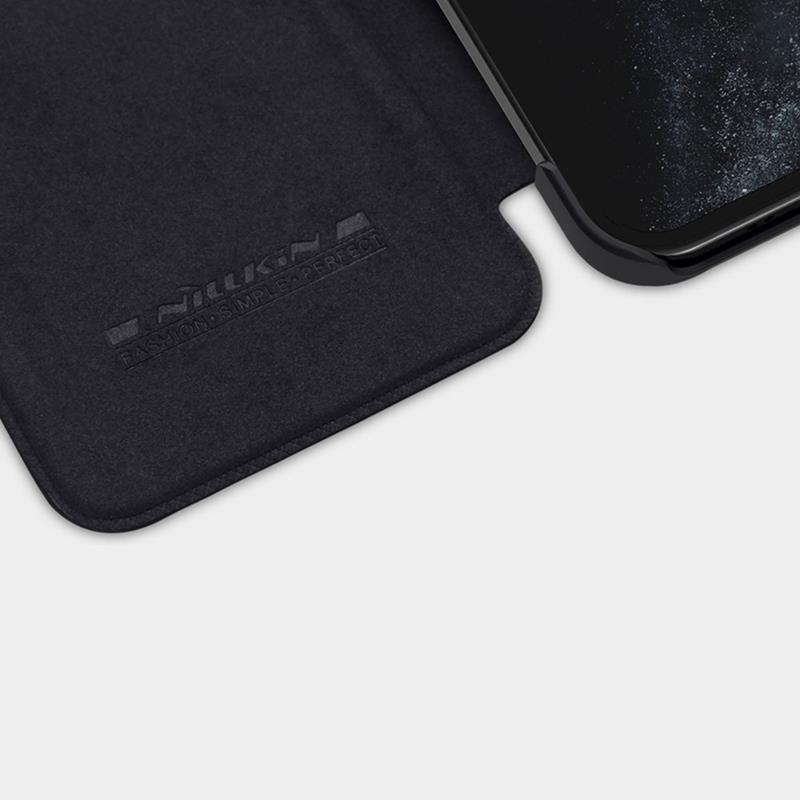 Nillkin Qin Leather Case - Etui Apple iPhone 12 Mini (Blue)