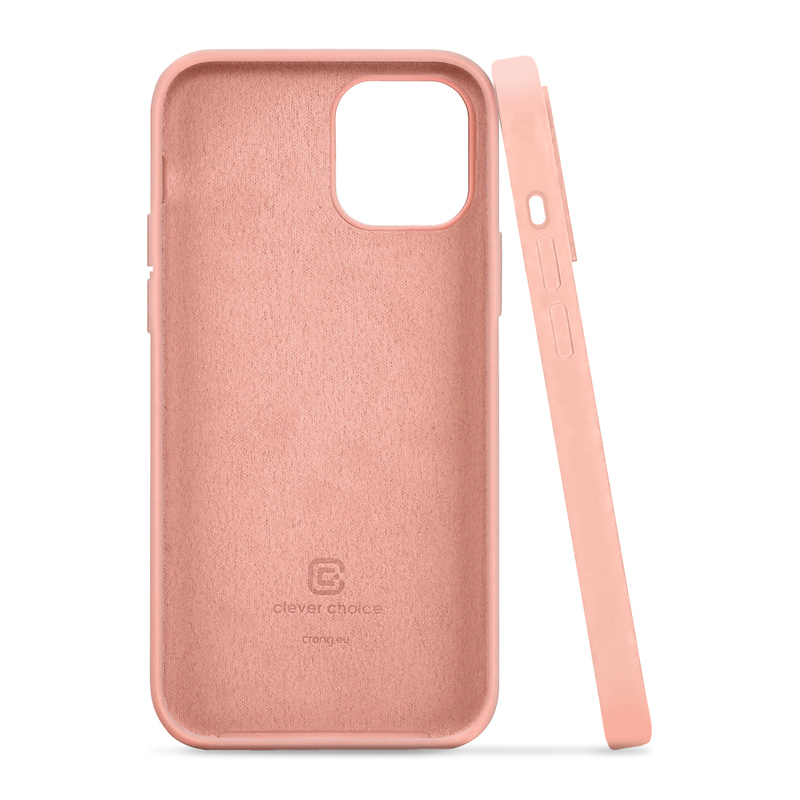 Crong Color Cover - Etui iPhone 12 Mini (piaskowy róż)