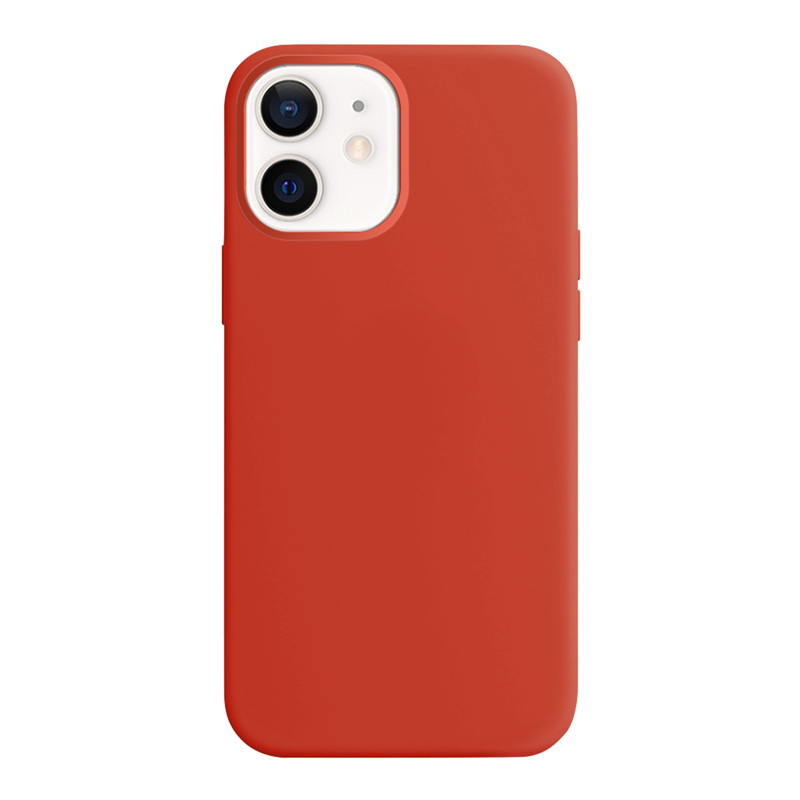 Crong Color Cover - Etui iPhone 12 Mini (czerwony)