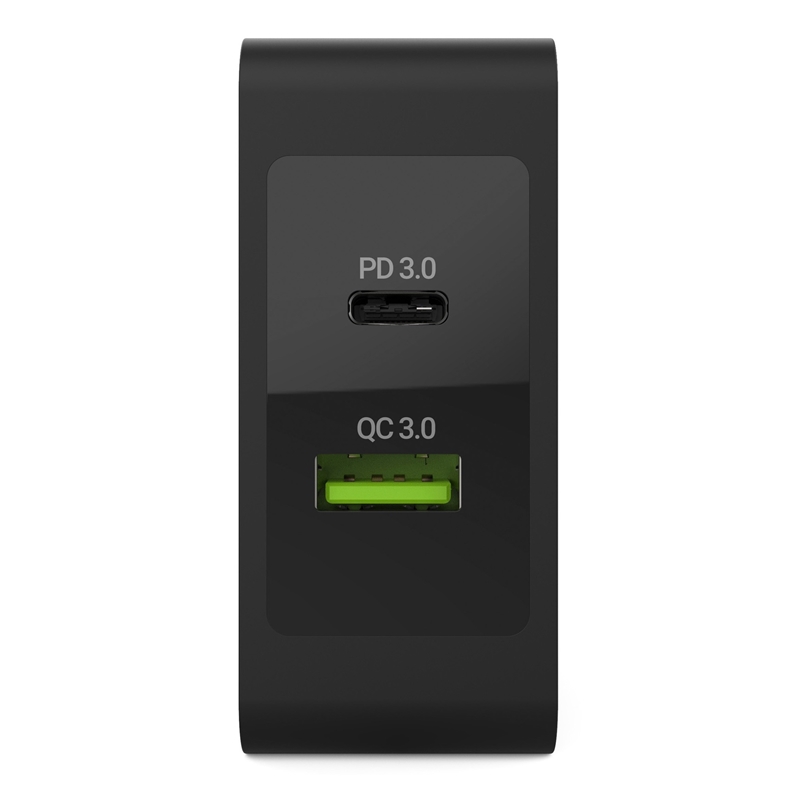 Green Cell - Ładowarka USB-C 30W PD z portem USB QC3.0 i przewodem USB-C
