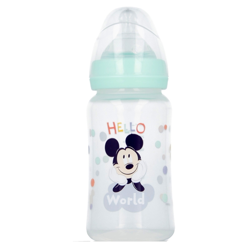 Mickey Mouse - Butelka ze smoczkiem 240 ml (Cool)