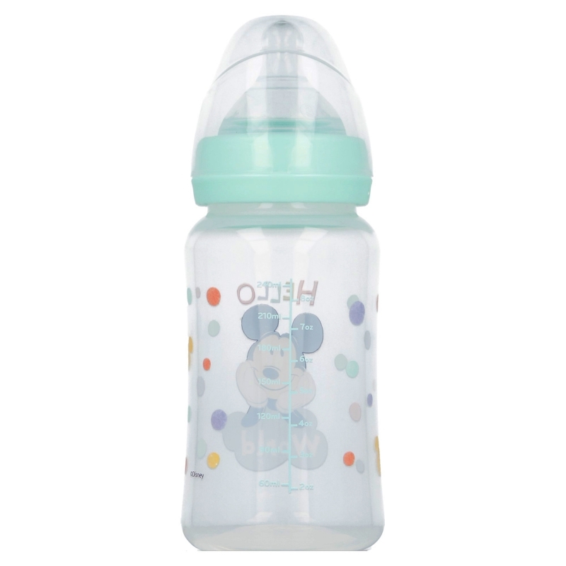 Mickey Mouse - Butelka ze smoczkiem 240 ml (Cool)