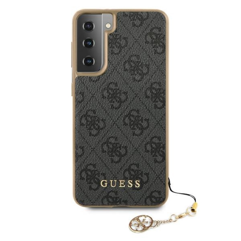 Guess 4G Charms Collection - Etui Samsung Galaxy S21 (szary)