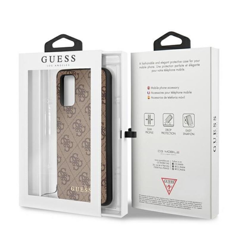 Guess 4G Charms Collection - Etui Samsung Galaxy A32 LTE (brązowy)