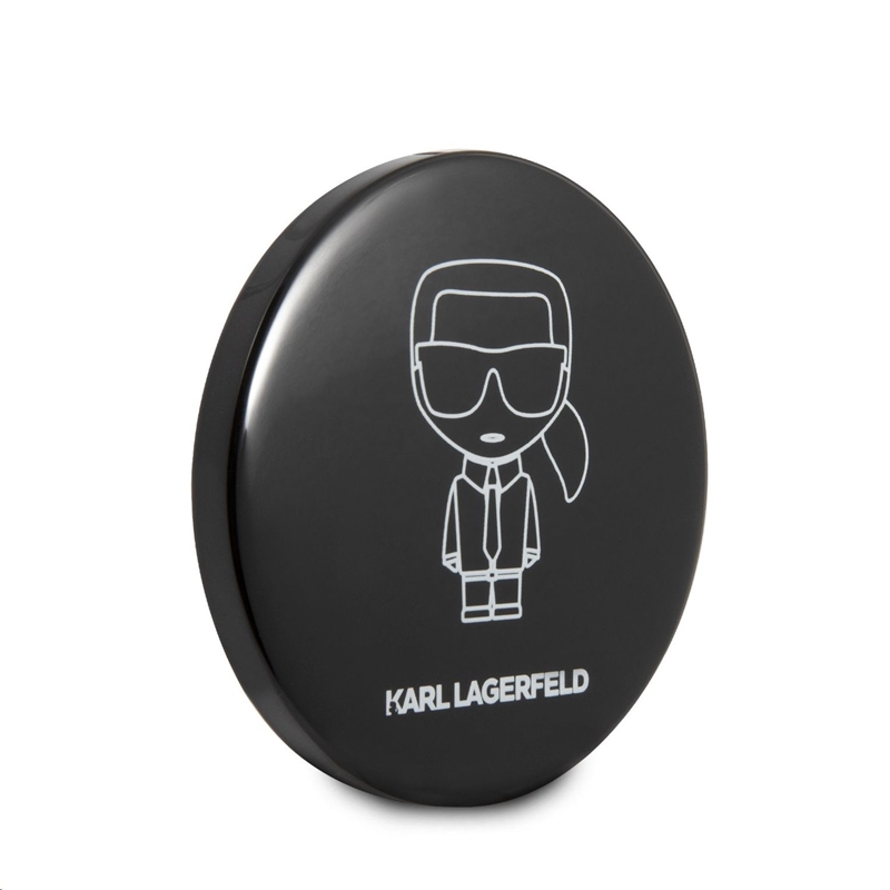 Karl Lagerfeld Bundle Ikonik – Zestaw etui do Apple Airpods 1 / 2 + Power Bank z lusterkiem