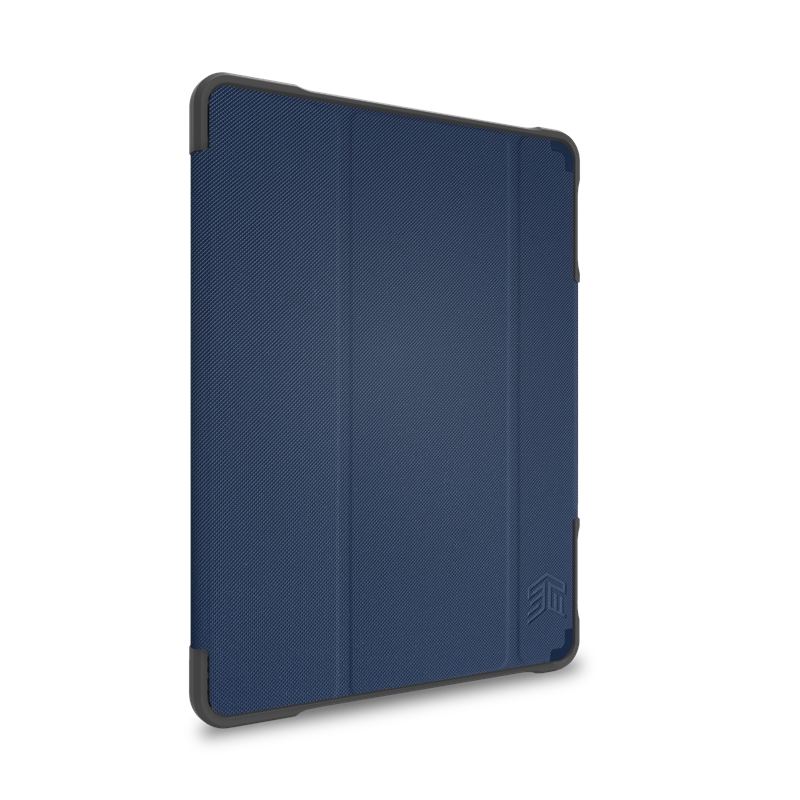 STM Dux Plus Duo - Etui pancerne iPad 10.2" (2021-2019) MIL-STD-810G z uchwytem Apple Pencil (Midnight Blue)