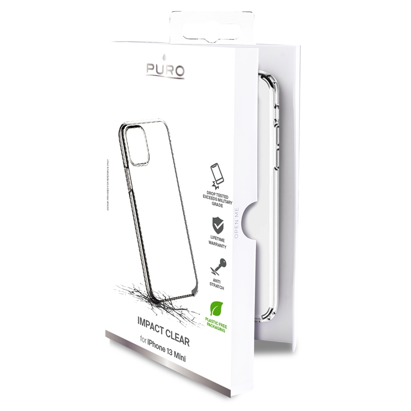 PURO Impact Clear - Etui iPhone 13 Mini (przezroczysty)