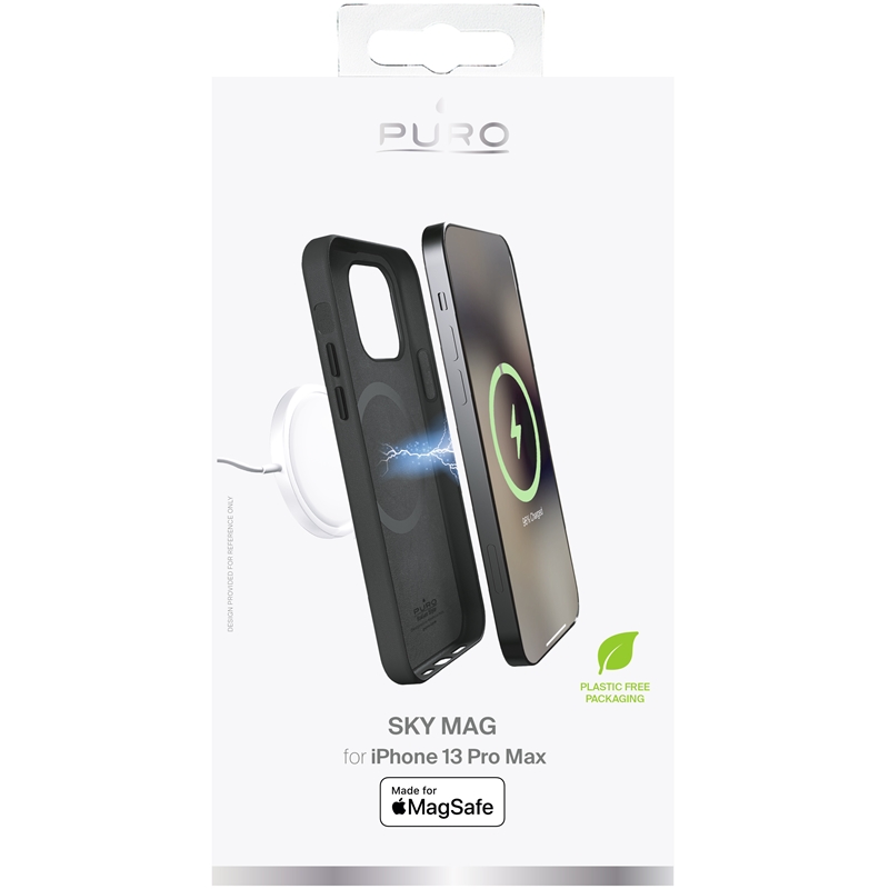 PURO SKYMAG - Etui iPhone 13 Pro Max certyfikat Made for MagSafe (czarny)