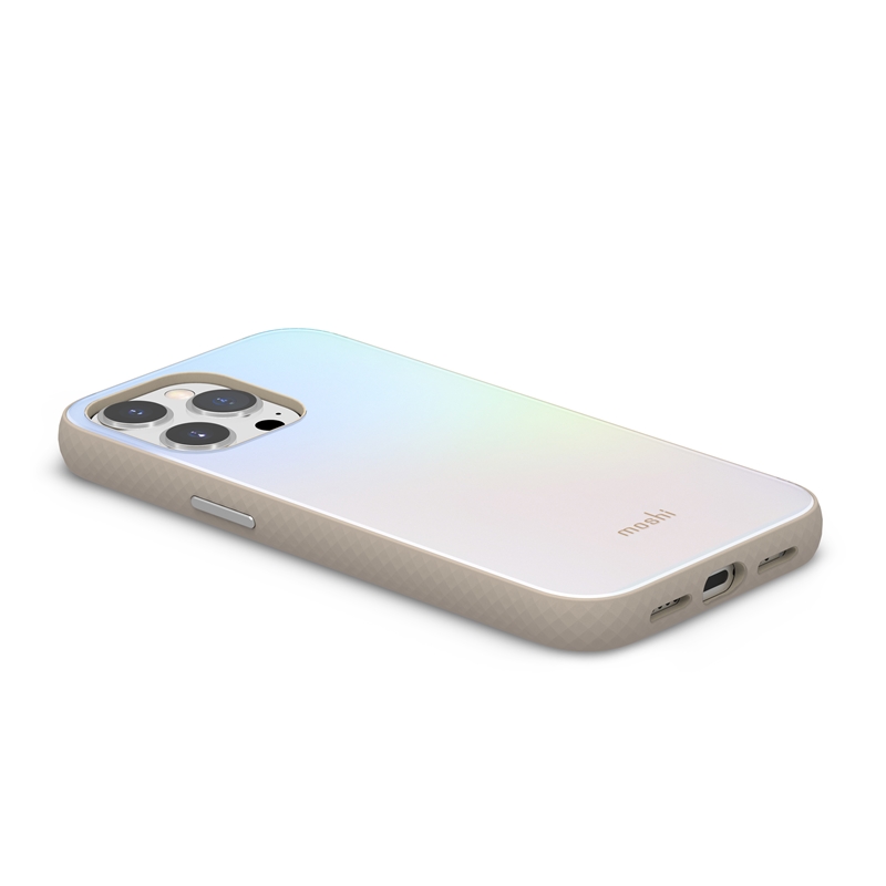 Moshi iGlaze Slim Hardshell Case - Etui iPhone 13 Pro (system SnapTo) (Astral Silver)