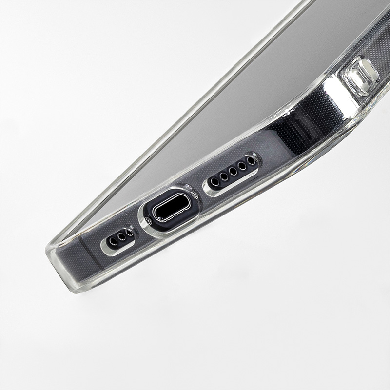 Crong Clear MAG Cover - Etui iPhone 13 mini MagSafe (przezroczysty)
