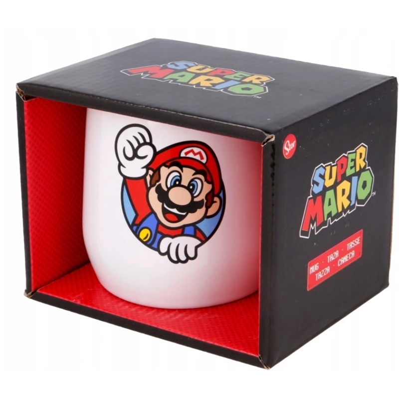 Super Mario - Kubek ceramiczny 355ml (biały)