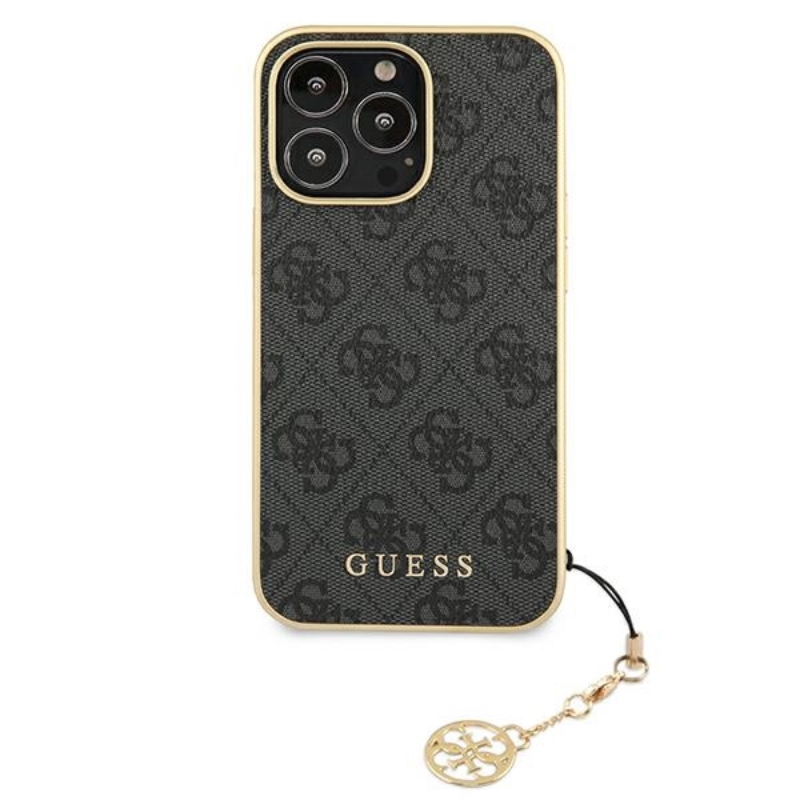 Guess 4G Charms Collection - Etui iPhone 13 Pro (szary)
