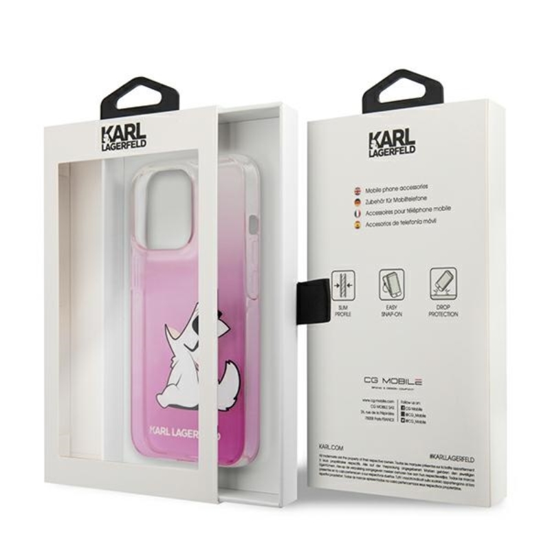 Karl Lagerfeld Choupette Fun - Etui iPhone 13 Pro (różowy)