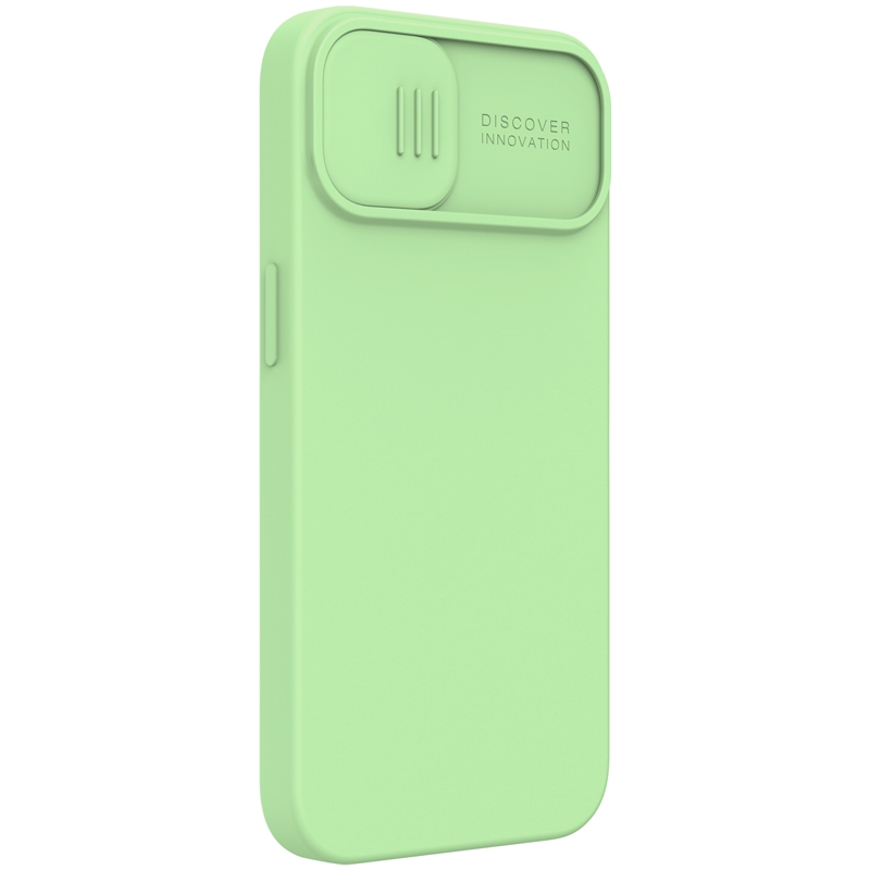 Nillkin CamShield Silky Magnetic - Etui Apple iPhone 13 z osłoną aparatu (Mint Green)