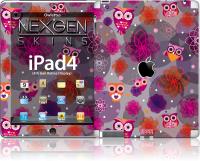 Nexgen Skins - Zestaw skórek na obudowę z efektem 3D iPad 2/3/4 (Owlettes 3D)