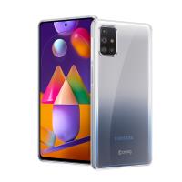 Crong Crystal Slim Cover - Etui Samsung Galaxy M31s (przezroczysty)