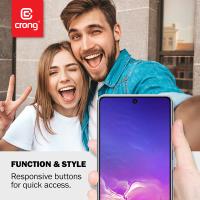 Crong Crystal Slim Cover - Etui Samsung Galaxy M31s (przezroczysty)