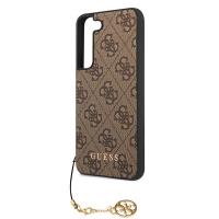 Guess 4G Charms Collection - Etui Samsung Galaxy S22 (brązowy)