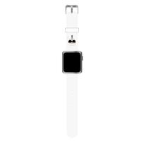 Karl Lagerfeld Silicone Karl Head – Pasek do Apple Watch 42/44/45 mm (biały)