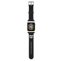 Karl Lagerfeld Silicone Choupette Head – Pasek do Apple Watch 42/44/45 mm (czarny)