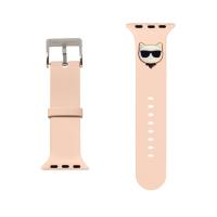 Karl Lagerfeld Silicone Choupette Head – Pasek do Apple Watch 38/40/41 mm (różowy)
